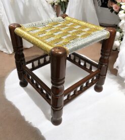 Buy Wooden Stylish Stools for Living Room  Solid Wood Design
