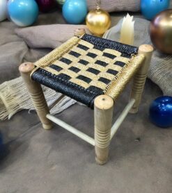 Buy Handcrafted Wooden Stool Punjabi Style Design