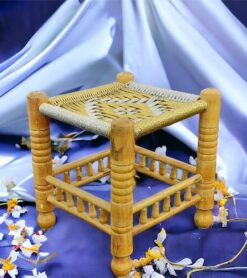 Buy Handwoven Wooden Stool Online Handmade Solid Wood Craft