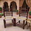 Traditional wooden chair for living room